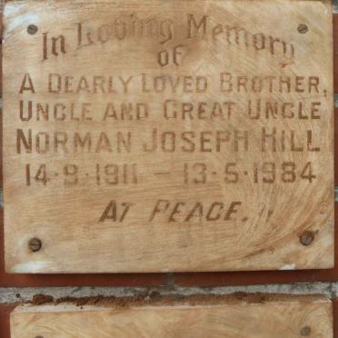 HILL Norman Joseph 1911-1984