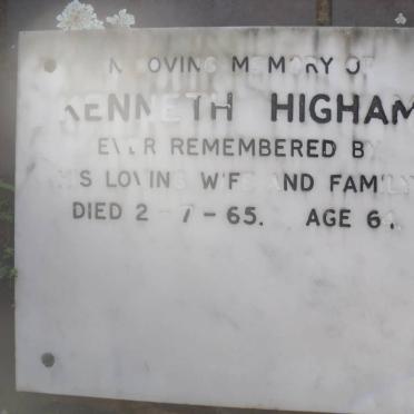 HIGHAM Kenneth -1965