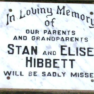 HIBBETT Stan &amp; Elise