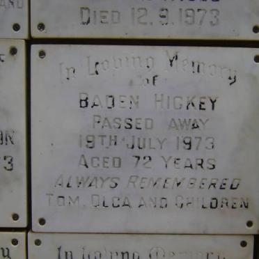 HICKEY Baden -1973