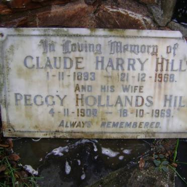 HILLS Claude Harry 1893-1968 &amp; Peggy Hollands 1908-1969