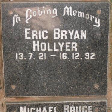HOLLYER Eric Bryan 1921-1992