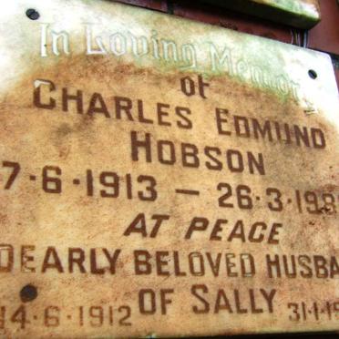 HOBSON Charles Edmund 1913-1982