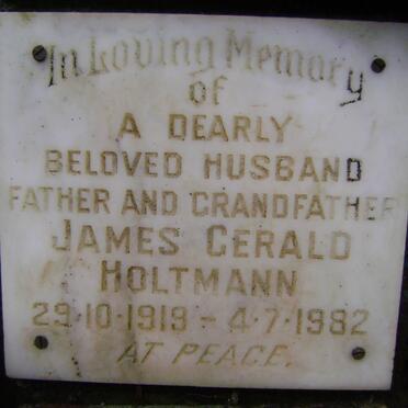 HOLTMANN James Gerald 1919-1982