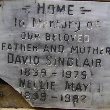HOME David Sinclair 1889-1975 &amp; Nellie May 1899-1982