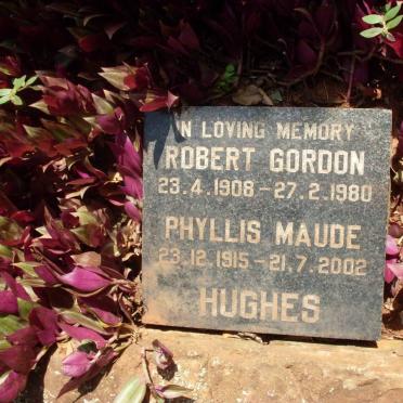 HUGHES Robert Gordon 1908-1980 &amp; Phyllis Maude 1915-2002