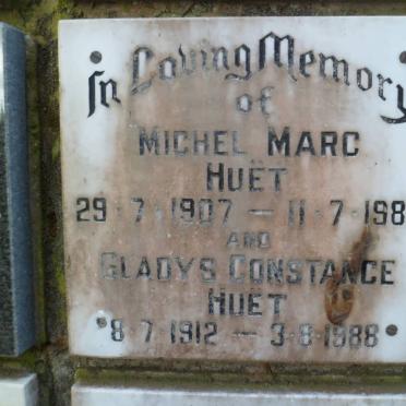HUET Michel Marc 1907-1986 &amp; Gladys Constance 1912-1988