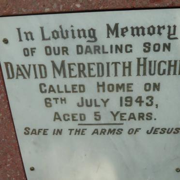 HUGHES David Meredith -1943