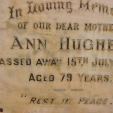HUGHES Ann -1958