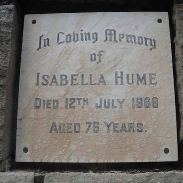 HUME Isabella -1969