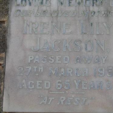 JACKSON Irene Lily -1951