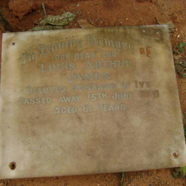 JAMES Louis Arthur -1960
