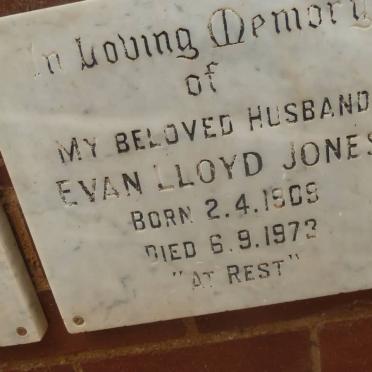 JONES Evan Lloyd 1909-1973