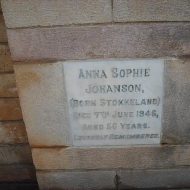 JOHANSON Anna Sophie nee STOKKELAND -1946