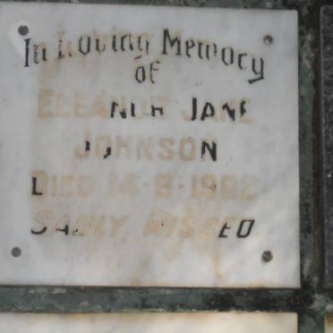 JOHNSON Eleanor Jane -1982