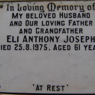 JOSEPH Eli Anthony -1975