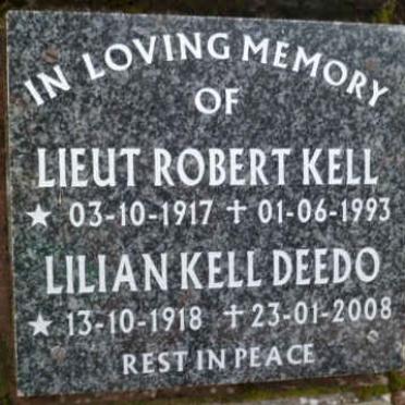 KELL Robert 1917-1993 &amp; Lilian DEEDO 1918-2008