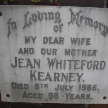 KEARNEY Jean Whiteford -1965