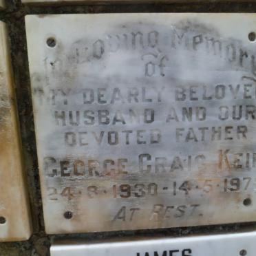 KEIR George Craig 1930-1978