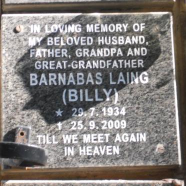 LAING Barnabas 1934-2009