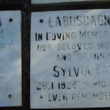 LABUSCAGNE Sylvia Fay 1928-1986
