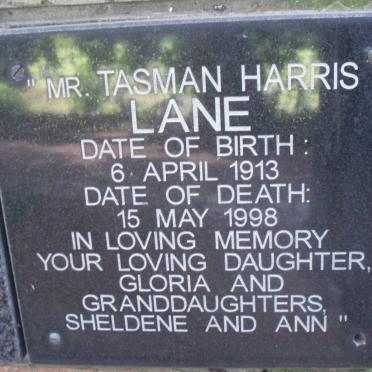 LANE Tasman Harris 1913-1998