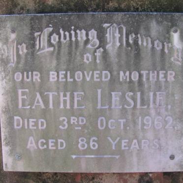 LESLIE Eathe -1962