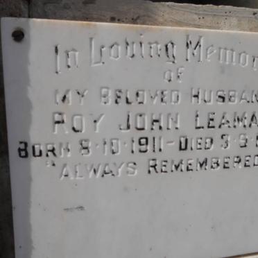 LEAMAN Roy John 1911-1973