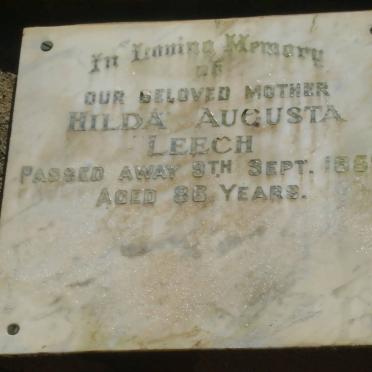 LEECH Hilda Augusta -1958