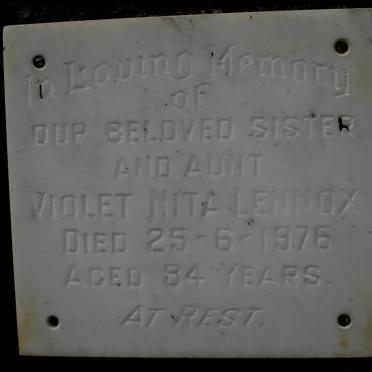 LENNOX Violet Nita -1976