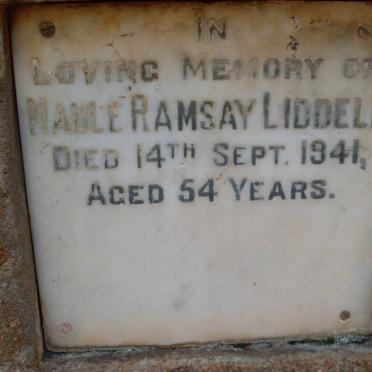 LIDDELL Maule Ramsay -1941