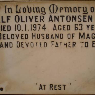 LIE Alf Oliver Antonsen -1974
