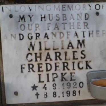 LIPKE William Charles Frederick 1920-1981