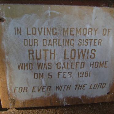 LOWIS Ruth -1981