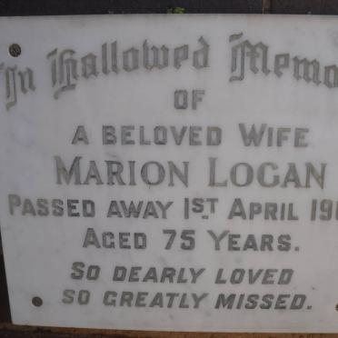 LOGAN Marion -1968