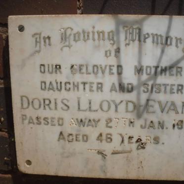 LLOYD-EVANS Doris -1968