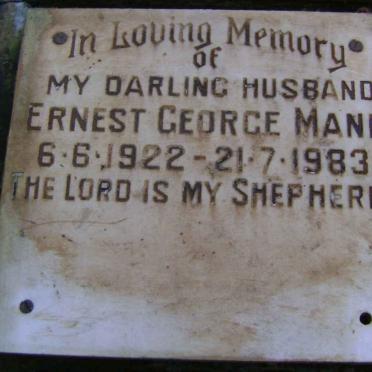 MANN Ernest George 1922-1983