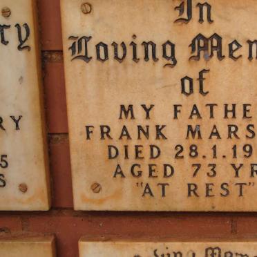 MARSDEN Frank -1975