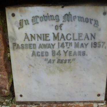 MacLEAN Annie -1957