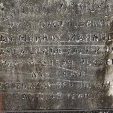 MARNOCH Ian Murray -1972