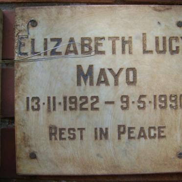 MAYO Elizabeth Lucy 1922-1990