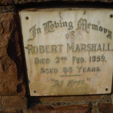 MARSHALL Robert -1959