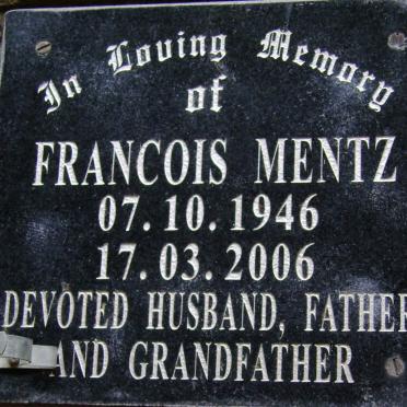 MENTZ Francois 1946-2006