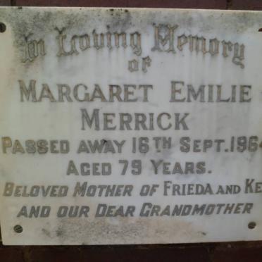 MERRICK Margaret Emilie -1964