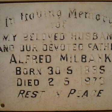 MILBANK Alfred 1895-1973