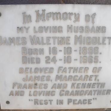 MIDDLETON James Valentine 1896-1965