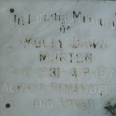 MORTON Molly Dawn 1931-1978