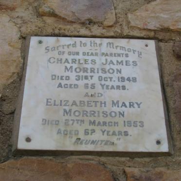 MORRISON Charles James -1948 &amp; Elizabeth Mary -1952