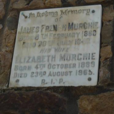 MURCHIE James French 1860-1947 &amp; Elizabeth 1889-1965