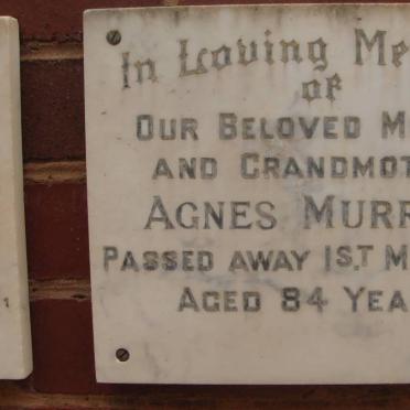 MURRAY Agnes -1970